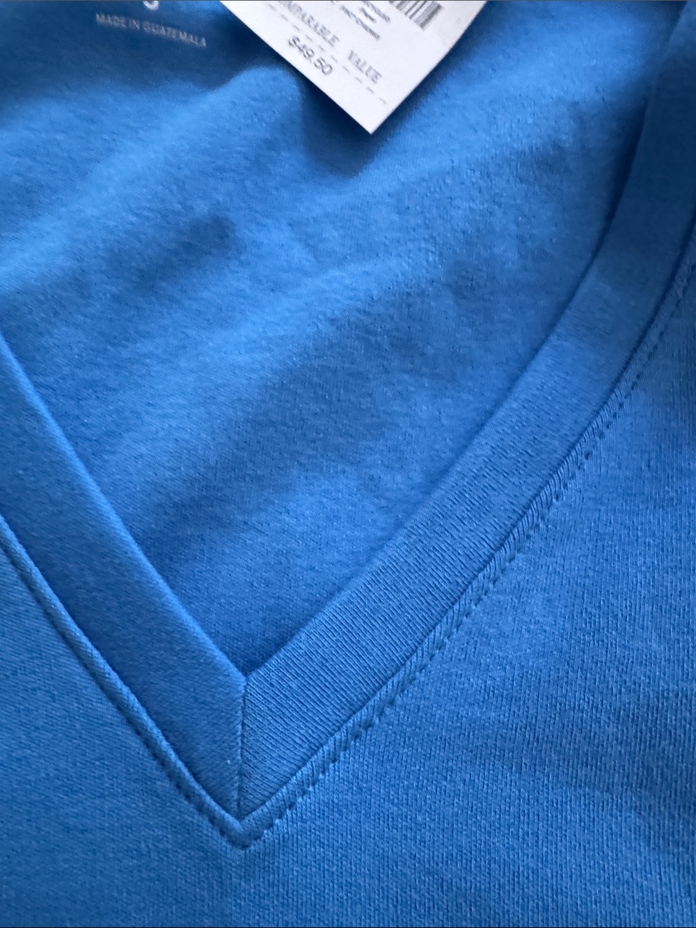 J. Crew V-Neck Short Sleeve Tee in Blue - Picture 5 of 5
